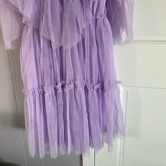 Purple Ruffle Boho Dress - Picture 7 of 14